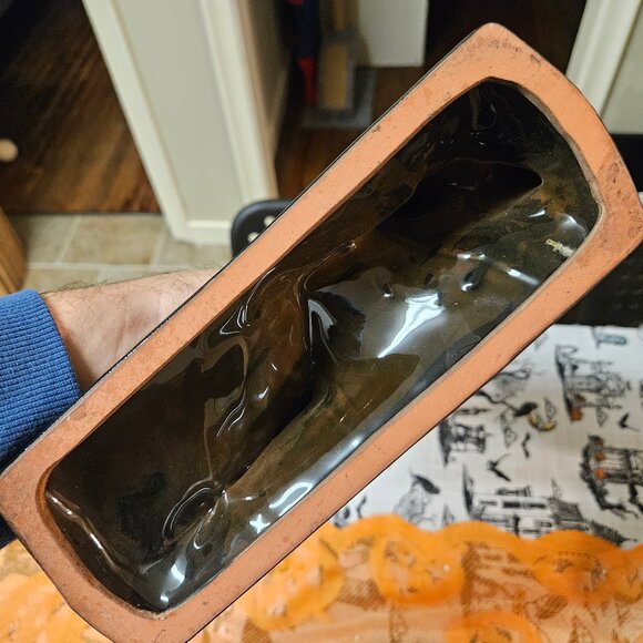 Vintage Blue Mountain Pottery Rearing Green / Black Terra Cotta Horse 14" MCM - Picture 10 of 13